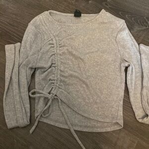 Make an offer!! Womens size small long sleeve cropped shirt. Target.